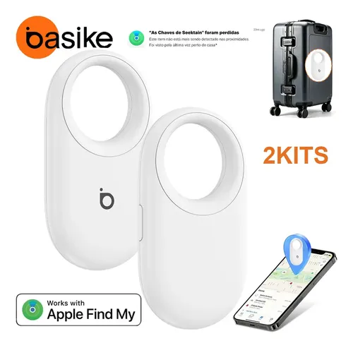 Smart Tag Rastreador GPS Compatível com Apple Find My (2 kits)